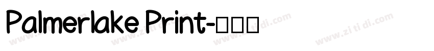 Palmerlake Print字体转换